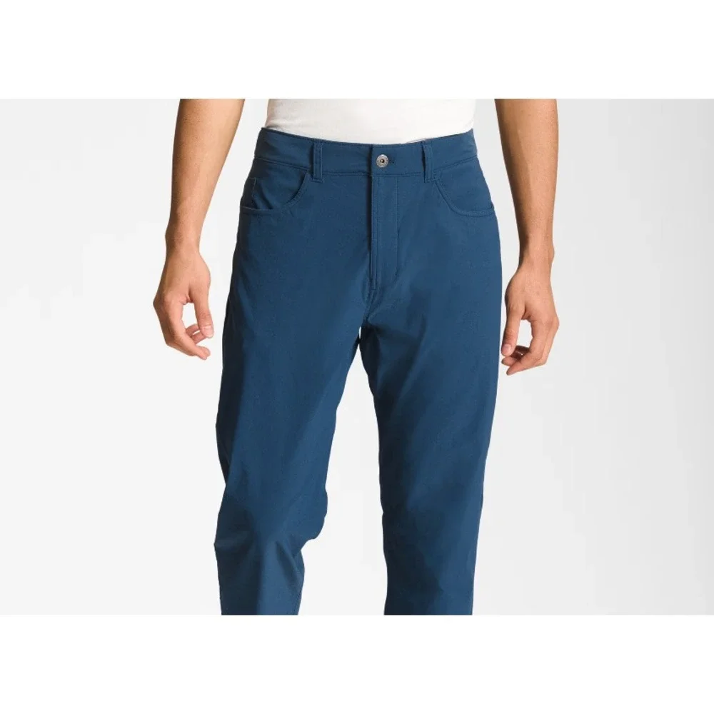 The North Face Men's Sprag 5 Pocket Pants 33 Stretch Trail Hiking Outdoor Blue